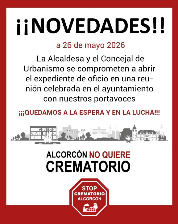 La Alcaldesa y el Concejal de Urbanismo se comprometen a abrir el expediente del crematorio