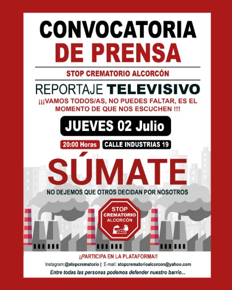 Convocatoria de Prensa – Reportaje de televisión